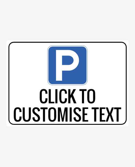 Custom Landscape Parking Sign