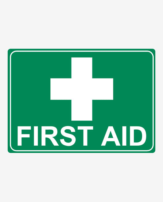 First Aid Metal Signs