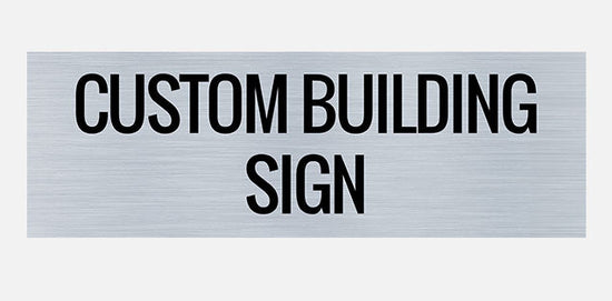 Blank Indoor Building Sign – Create Signs