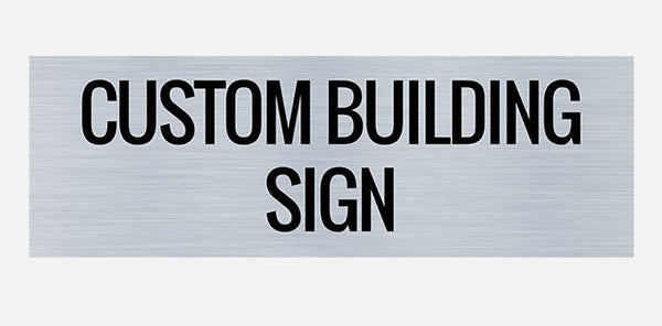 Blank Indoor Building Sign – Create Signs