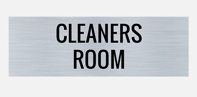 Cleaners Room Indoor Building Sign – Create Signs