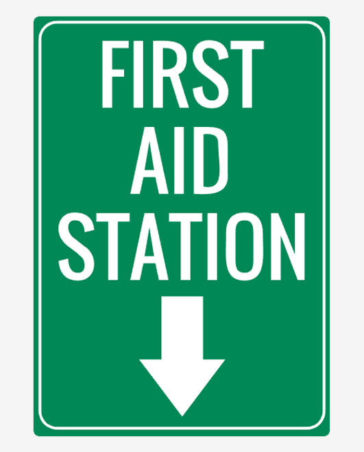First Aid Station Sign