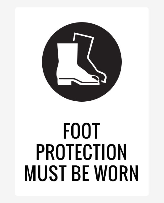 Mandatory Boots Sign