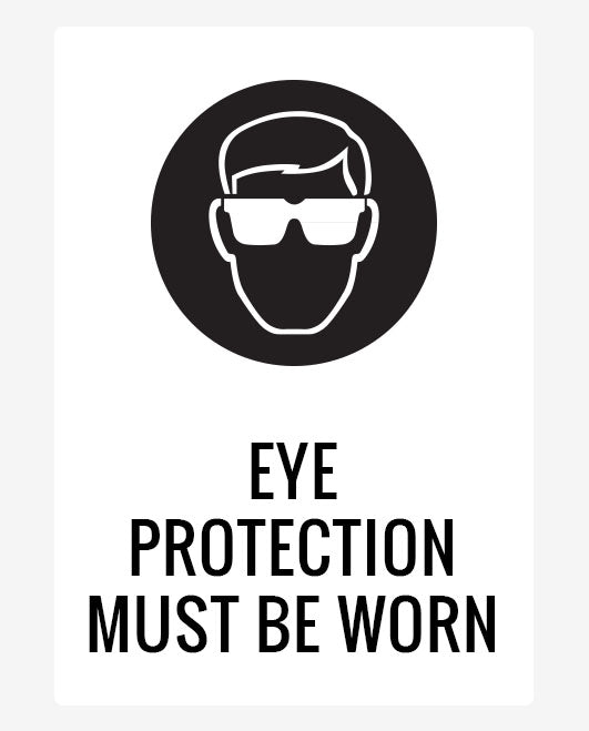 Mandatory Eye Protection Sign