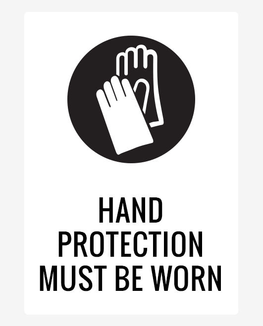 Mandatory Glove Sign