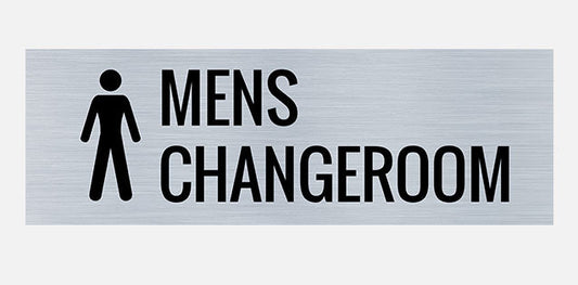 Mens Changing Room Indoor Building Sign