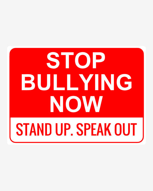 Stop Bullying Now Sign