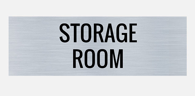 Storage Room Indoor Building Sign – Create Signs
