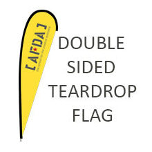 Tear Drop Flag - Double Sided