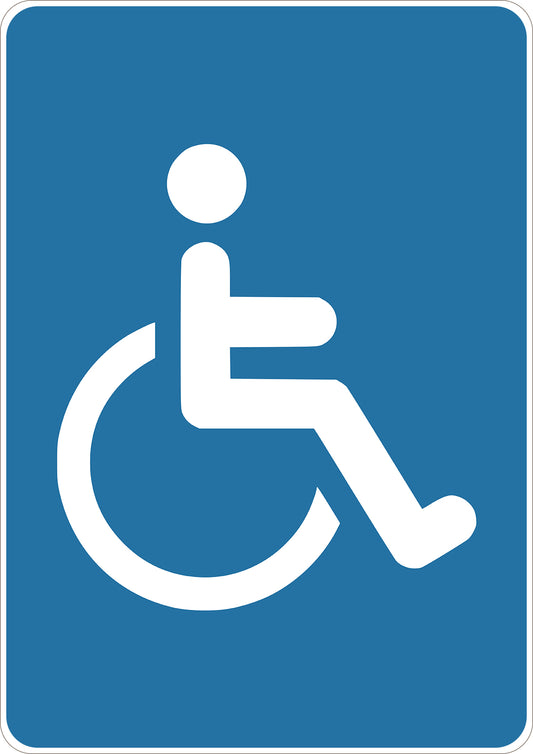Handicap Printed Sign