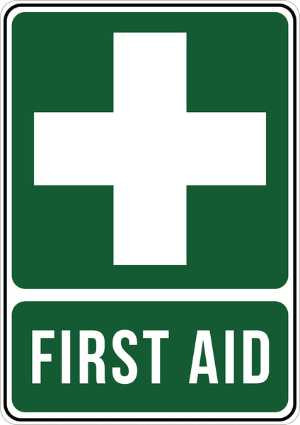 First Aid Printed Sign - Create Signs Australia