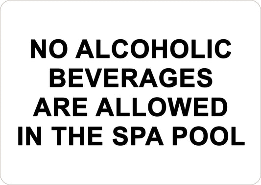 No Alcohol Are Allowed In The Premises Printed Sign